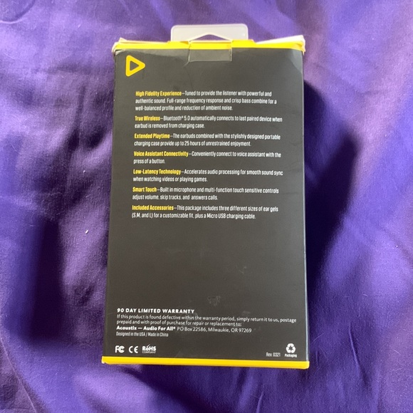 Acoustix True Wireless Stereo Earbuds - Picture 2 of 3